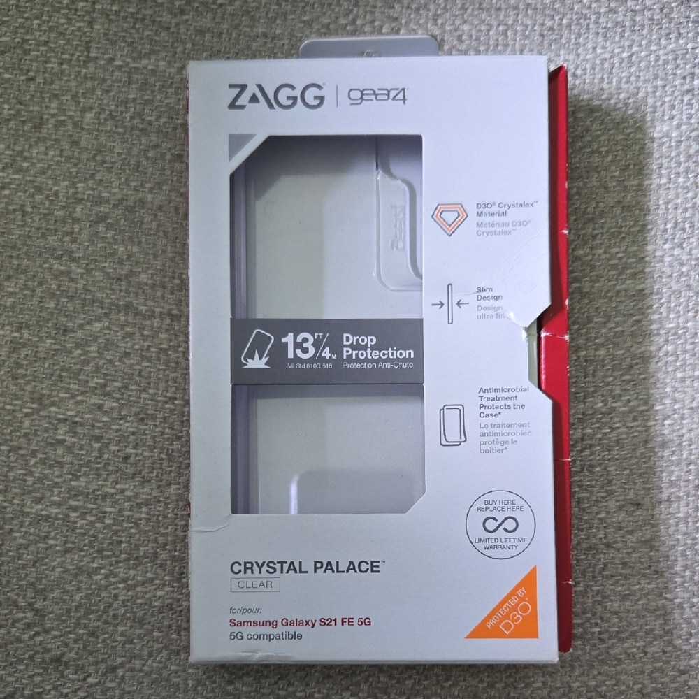 Take 50% Off ZAGG Crystal Palace Clear Case for Samsung Galaxy S21 FE 5G